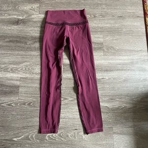 Lululemon leggings, purple, size 4